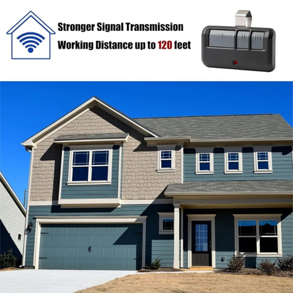 Garage Door Opener Remote 2 Pack, 3 Button Replacement with Batteris